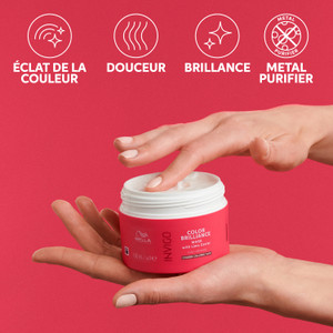 Masque Color Brilliance Cheveux Epais Invigo Wella 150ml