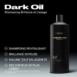Shampooing Léger Dark Oil Sebastian 1L - hairStore.fr