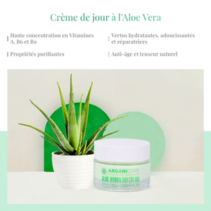 Crème De Jour Adoucissante à L'Aloe Vera Arganicare 50ml