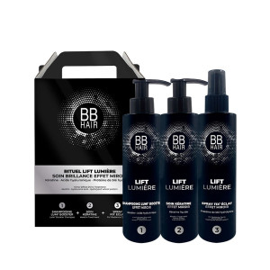 Rituel Lift Lumière Soin Brillance Effet Mirroir BB Hair Générik 3 x 150 ml