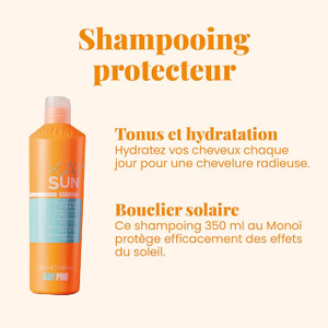 Shampooing Protection Monoi Solaire KaySun 350ml - hairStore.fr