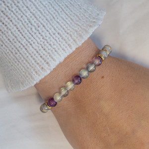 "Bye Bye Fatigue" - Labradorite - Fluorite