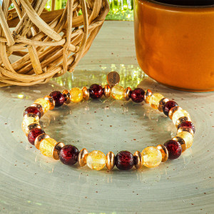 "Power Boost" - Citrine - Grenat