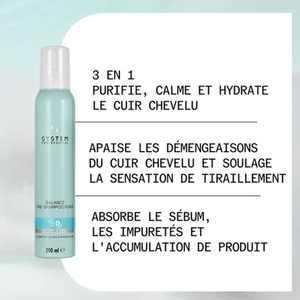 Pré-Shampooing Foam Balance B0 200 ml System Professional - hairStore.fr