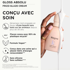 Crème De Coiffage Frizz-Glaze Gloss Absolu Kérastase 240ml - hairStore.fr
