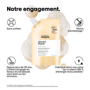 Éco-Recharge Shampooing Absolut Repair L'Oréal 1000ml