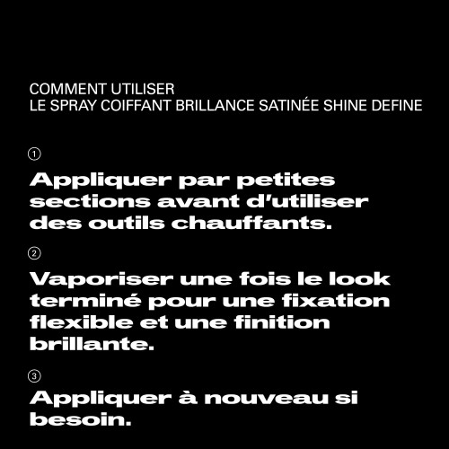 Shine Define - Spray Coiffant Brillance Satinée 200ml - hairStore.fr