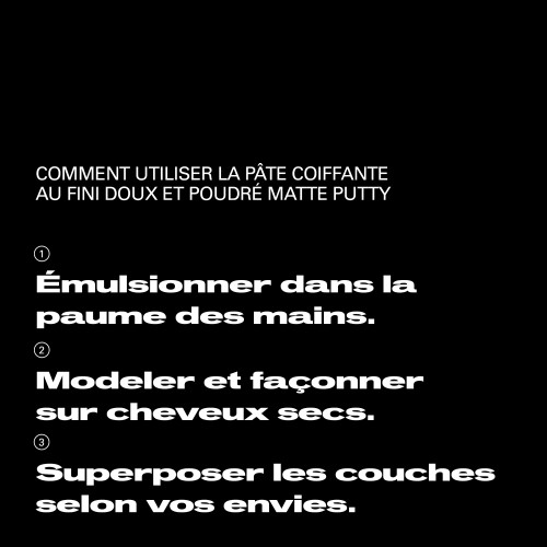 Matte Putty - Pâte Coiffante au Fini Doux et Poudré 75ml - hairStore.fr