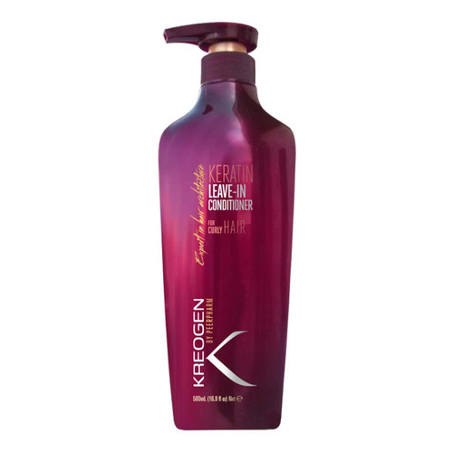 Crème Soin Sans Rinçage a la Kératine Cheveux Bouclés Kreogen 500ml