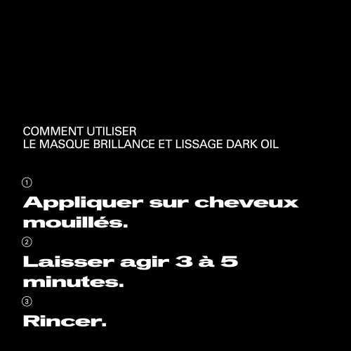 Masque Léger Dark Oil Sebastian 145ml - hairStore.fr