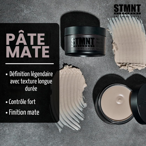 Pâte Matifiante Collection Julius Cvesar STMNT 100ml - hairStore.fr