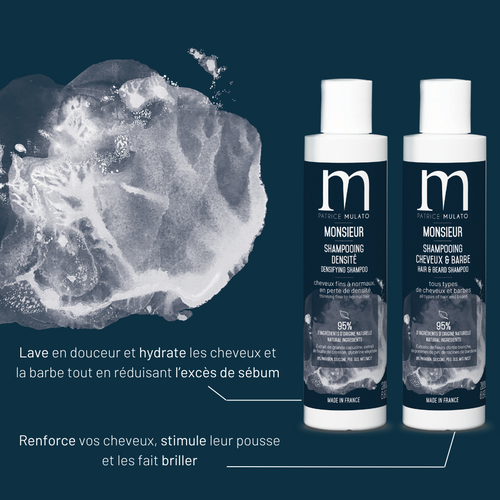 Shampoing Cheveux&Barbe Monsieur Mulato 200ml