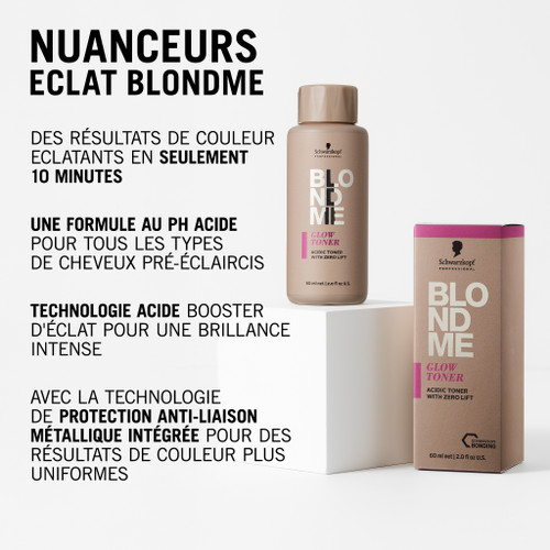 Crème Blondeur à Nuancer BlondMe Blonde Glow Toner 60ml