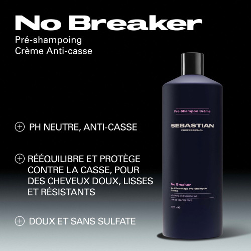 Pré Shampooing No Breaker Sébastian 1000 ml - hairStore.fr
