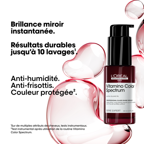 Sérum Concentré Brillance Miroir Vitamino Color Spectrum L'Oréal 30ml - hairStore.fr