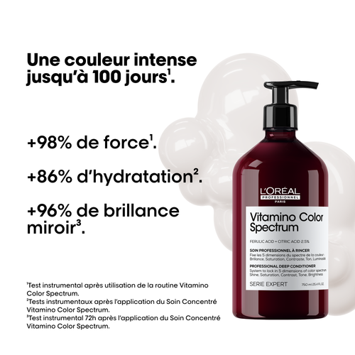 Soin Concentré Fixateur du Spectre Coloriel Vitamino Color Spectrum L'Oréal 750ml - hairStore.fr