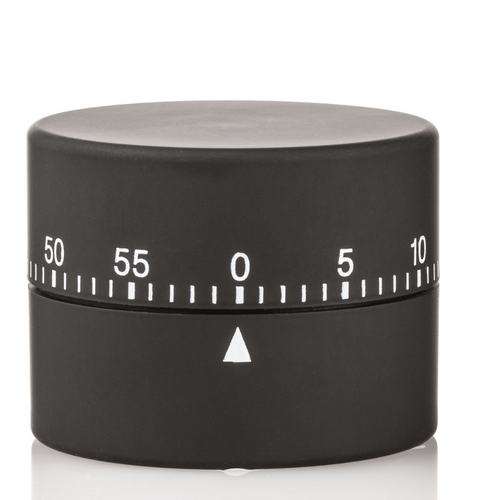 Minuteur Mécanique Noir – Précision & Simplicité au Salon - hairStore.fr