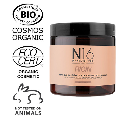 Masque Ricin Accélérateur de Pousse N16 Professionnel 500 ml