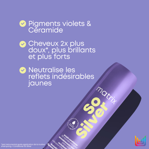 Après-Shampooing So Silver Revitalisant Violet 300ml