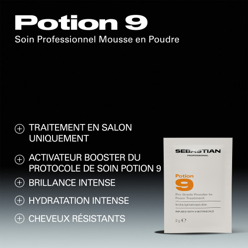 Potion 9 Soin Professionnel Mousse-en-poudre 2x15 sachets - hairStore.fr