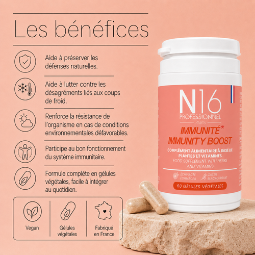 Immunité Complément Alimentaire N16 Professionnel - hairStore.fr