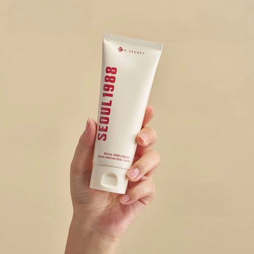 Crème Seoul 1988 Cream: Snail Mucin 93% + Rice K-Secret - Hydratation