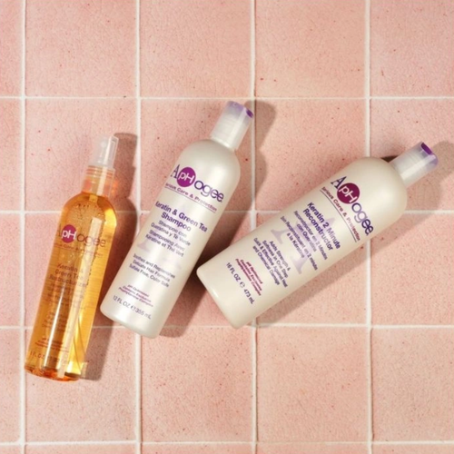 Shampoing à la kératine et au thé vert cheveux abîmés ApHogee 355ml