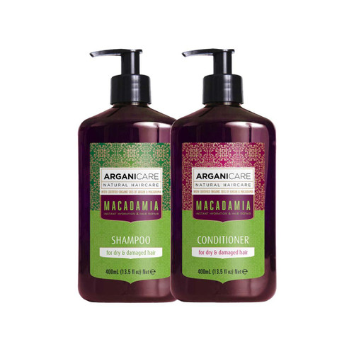 Duo Macadamia Cheveux Secs et Abîmés Arganicare