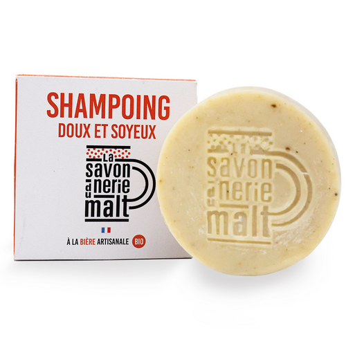Shampoing Solide À La Bière Artisanale Bio La Savonnerie Du Malt 100g