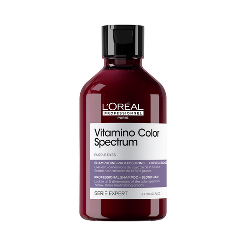 Shampoing Neutralisant Violet Vitamino Color Spectrum L'Oréal 300ml - hairStore.fr