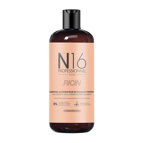 Shampooing Ricin Accélérateur de Pousse N16 Professionnel 500 ml