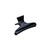 Pinces Croco Longues Noires (x12)