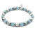 "Zen Attitude" - Aigue Marine - Howlite blanche