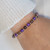 Bracelet lithothérapie "Libéré, Délivré" - Améthyste - Quartz Fumé - 18-18,5cm
