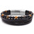 Bracelet Acier simili Cuir - Réglable