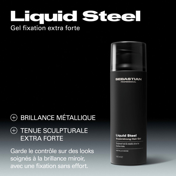 Liquid Steel - Gel Coiffant Extra Fort 140ml - hairStore.fr