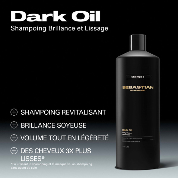 Shampooing Léger Dark Oil Sebastian 1L - hairStore.fr