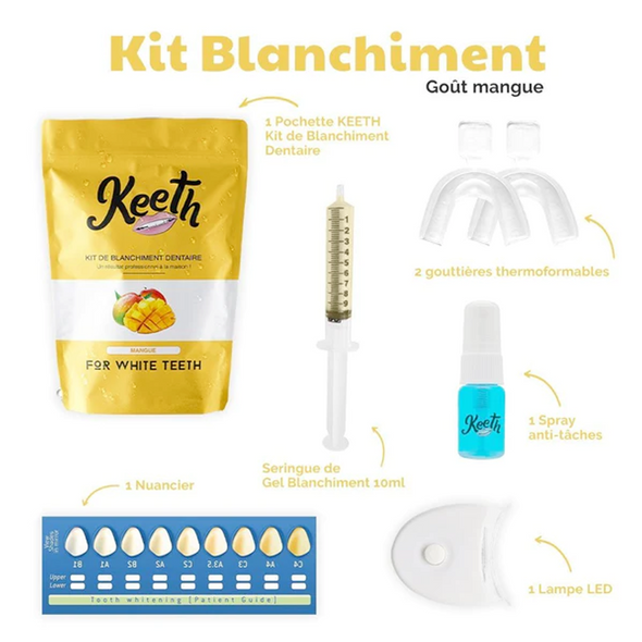 Kit blanchiment Dentaire Mangue L'Atelier du Sourire