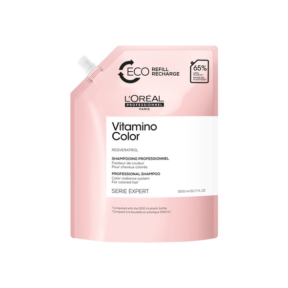 Éco-Recharge Shampooing Vitamino Color L'Oréal 1500ml