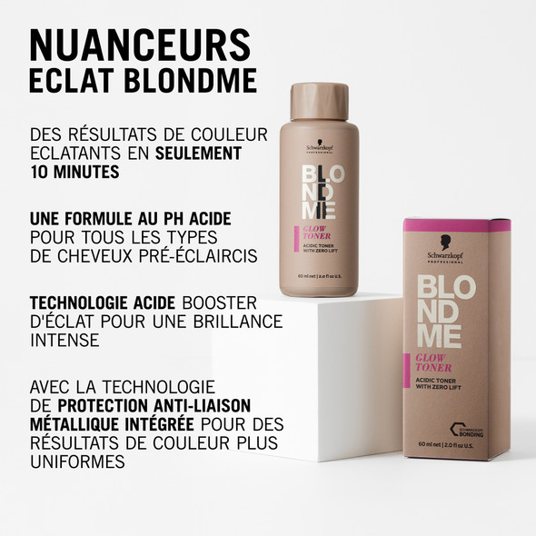 Crème Blondeur à Nuancer BlondMe Blonde Glow Toner 60ml