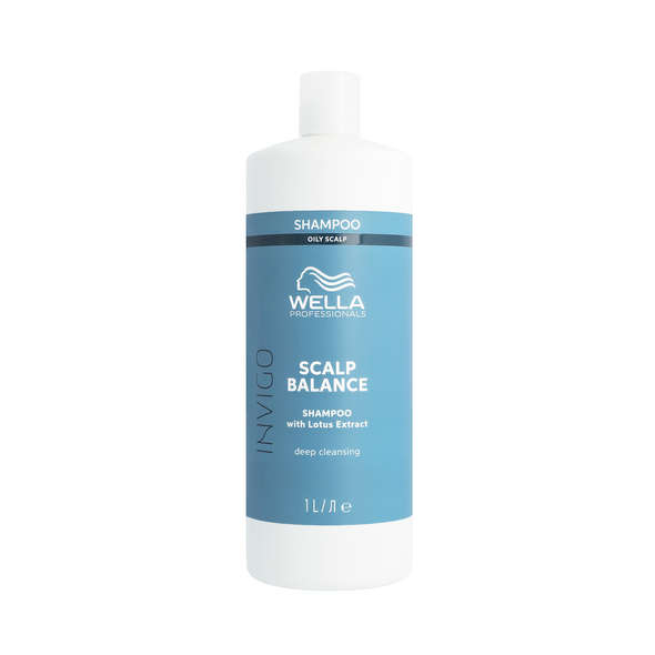Shampoing Purifiant Pour Cheveux Gras Scalp Balance Invigo Wella 1000ml