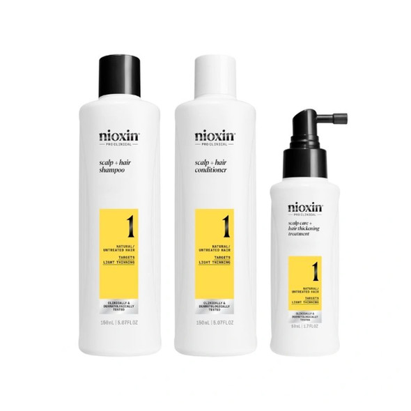 Kit System 1 - Naturels / Chute Modérée - Nioxin 350 ml
