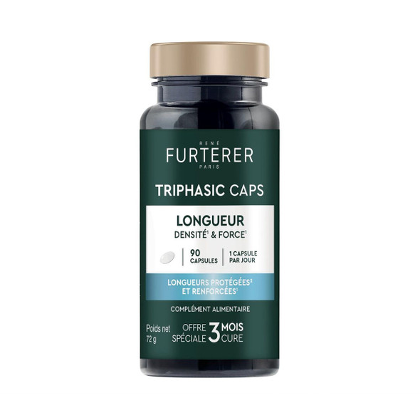 Triphasic Caps Longueur Densité & Force 90 Capsules René Furterer