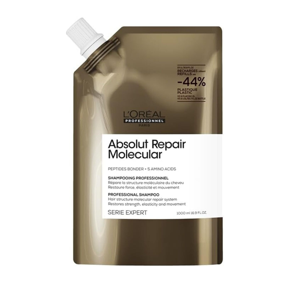 Éco-Recharge Shampooing Absolut Repair Molecular L'Oréal 1000ml