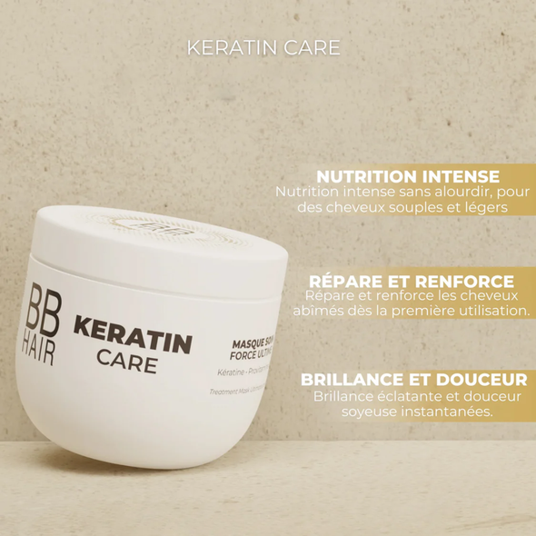 Masque Force Keratin Care BBHair Generik 300ml - hairStore.fr