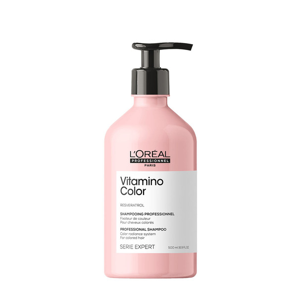 Vitamino Color Shampoing Pour Cheveux Colorés L'Oréal 500ml - hairStore.fr Vitamino Color Shampoing Pour Cheveux Colorés L'Oréal 500ml - hairStore.fr