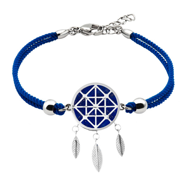Bracelet Coton Attrape-Rêves Lapis Lazuli - LABISE