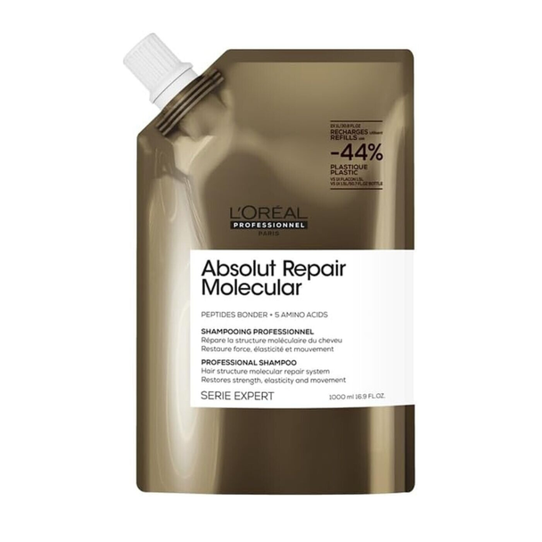 Éco-Recharge Shampooing Absolut Repair Molecular L'Oréal 1000ml