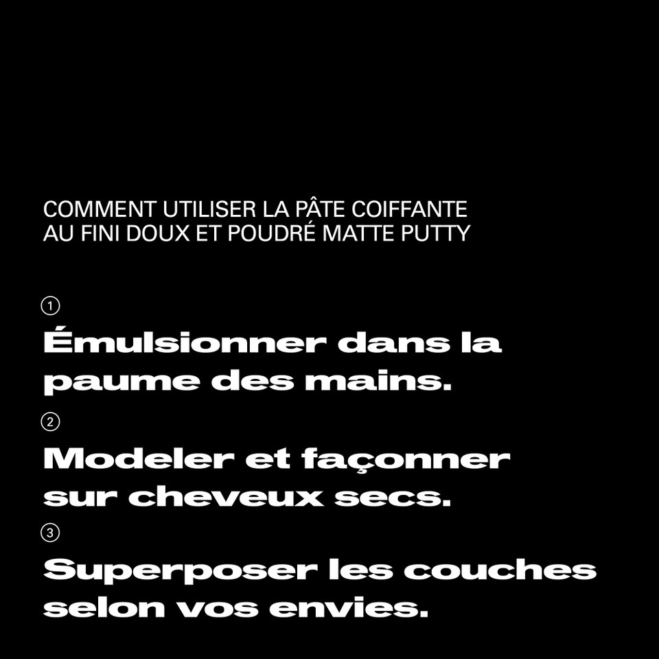 Matte Putty - Pâte Coiffante au Fini Doux et Poudré 75ml - hairStore.fr