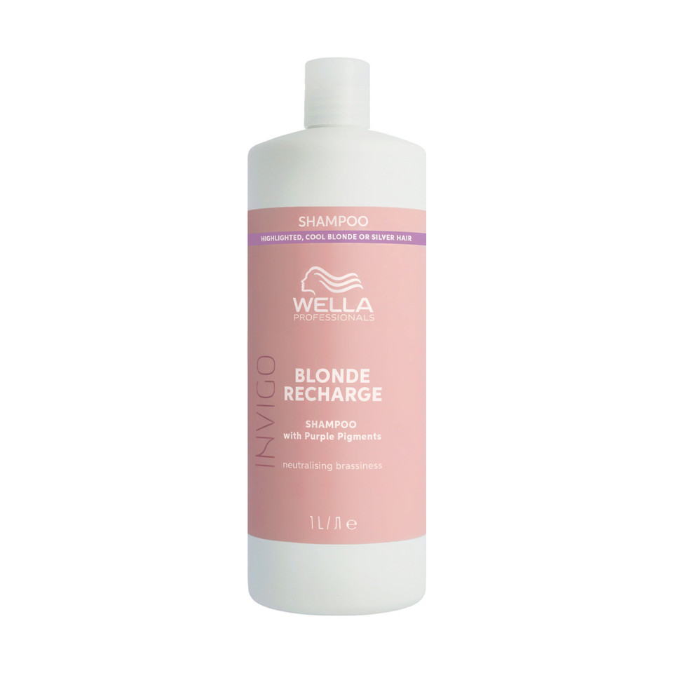 Shampooing Blonde Recharge Invigo Wella 1000ml